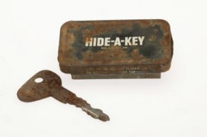 Hide a key